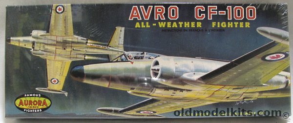 Aurora 1/67 Avro CF-100 Canuck - All-Weather Fighter, 137-175 plastic model kit